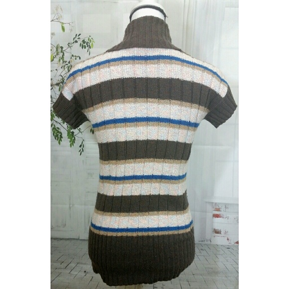 Maurices Sweater Shawl Neck Brown S/S Size S - Picture 4 of 7